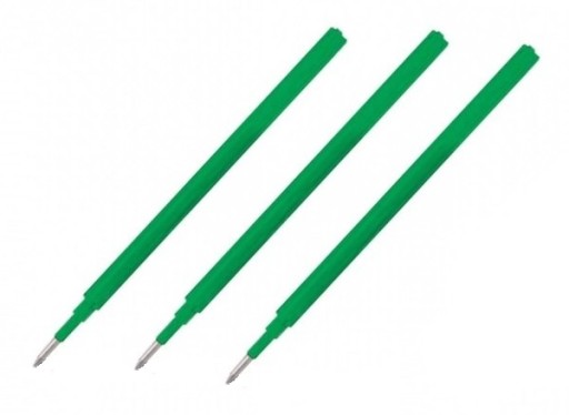 Vymazateľná, stierateľná náplň, 3 ks, pre Pilot Frixion, zelená