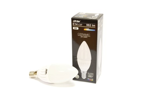 LEDline E14 LED žiarovka 9W 992lm teplá biela 2700