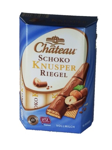 Orechové oblátky mliečna čokoláda 180g 10 ks