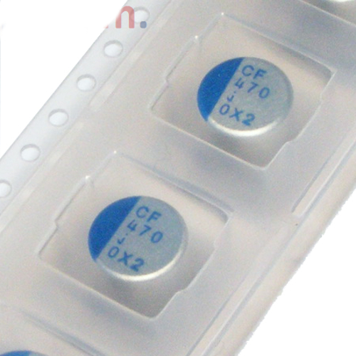 Elektrolytický kondenzátor SMD 470uF 6,3V x5