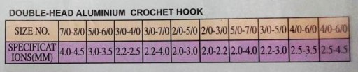 DVOJITÝ KOVOVÝ HÁČIK NA HÁČENIE, RÔZNE VEĽKOSTI - 5/6