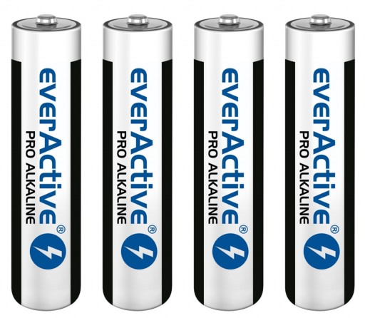 4x AAA LR3 alkalická 1,5V Pro Alkaline everActive batéria