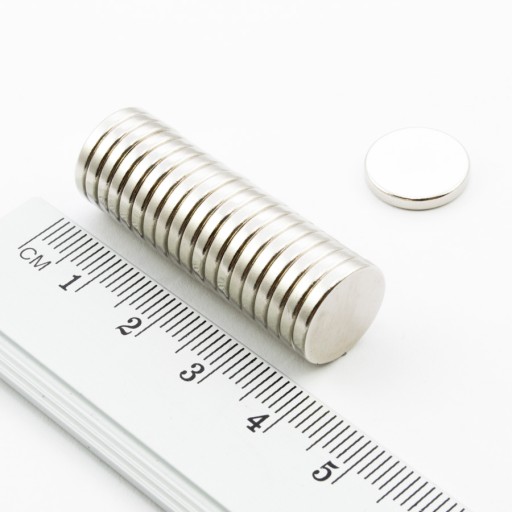 VALEC NEODYMOVÝ MAGNET 13x2 N38 SADA 10ks