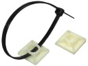 SAMOLEPIACA ZÁKLADNA 19mm x 19mm BIELA ​​sada 3 ks