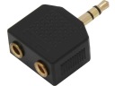 Rozbočovač SPLITTER malý Jack 3.5 stereo zástrčka - 2x zásuvka (0818)