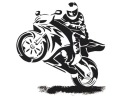NÁLEPKY MOTOCYKLE CHASER TUNING