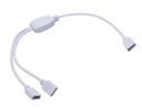 RGB SPLITTER, rozbočovač na 2 LED pásiky, konektor