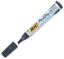 BIC PERMANENTNÁ ZNAČOVAČKA, ČIERNA, ZREZANÝ KONIEC