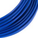 Oceľové lanové lano s poťahom z PVC 5/8mm 6x7 MODRÉ 1m