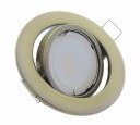 POHYBLIVÁ LAMPA MOSADZNÁ + GU10 LED 1W