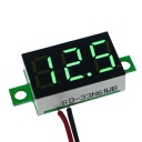 LED VOLTMETER 3-30V DC ZELENÁ