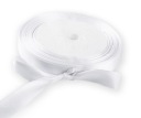 Stuhy BIELE SATÉNOVÁ STUHA Svadobná 12mm