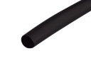 Čierna zmršťovacia bužírka 6,4/3,2 mm - 1m