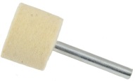 Leštiaci plstený kotúč na stopke 30x20 mm