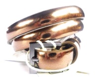 STRADIVARIUS tenký STRAP old gold 80 S