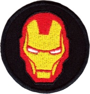 Náplasť, termo-adhezívne záplaty Iron Man