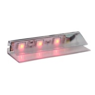 CLIP PVC LED prekrytie pre RGB osvetlenie skla