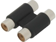 Konektor 2x RCA zásuvka (cinch) / 2 gn RCA (0604)