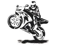 NÁLEPKY MOTOCYKLE CHASER TUNING