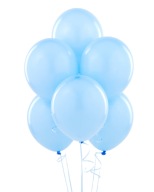 Pastel BLUE Balóny Blue Baptism Communion Birthday 25 ks.