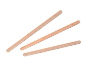 MIEŠADLO DREVENÉ TYČKY 14cm NATURE (1000) ČERVENÉ PLAST