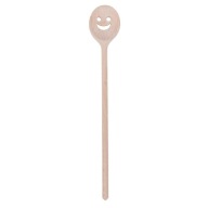 Drevená kuchynská lyžica 25 cm vzory SMILE