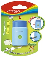 BRÚŠKA KEYROAD PUMPY-UP, PLASTOVÁ, JEDNODUCHÁ, BLISTER, MIX FARIEB