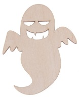 OZDOBA GHOST sprite vyrobená z preglejky dekorácia HALLOWEEN