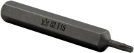 BIT END 10MM TORX T15 x 75MM S2 HEX.