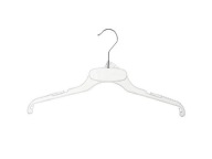 VEŠIAK NA OBLEČENIE WH47 42CM TRANSPARENT VEŠIAKY 10 KS