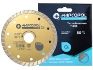 TURBO DIAMANTOVÝ DISK fi 125x22,23mm MARCOPOL