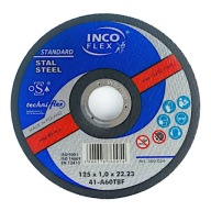 KOVOVÉ REZNÉ KOTOUČE 125 x 1,0 INCO FLEX