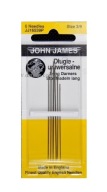 IHLY DLHÉ RUČNÉ ŠIJACIE IHLY 3/9 - JOHN JAMES