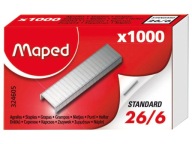 Mapované 26/6 pozinkované ostré sponky, 1000 kusov