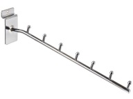 VEŠIAK UHOLNÝ 30cm 7 KOLÍKOV DO PREDAJNÉHO PANELU b1