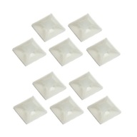 Montážne podstavce pre sťahovacie pásky 12x12mm biele