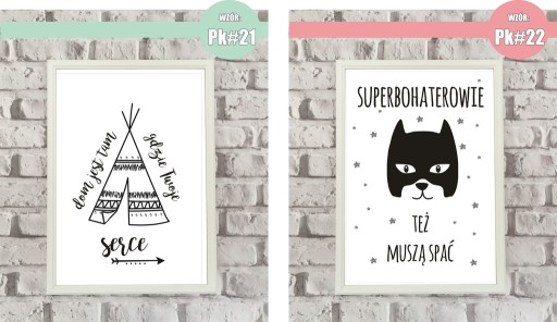 Motivačné PLAGÁTY PRE DETI ozdobné A4 + rám!
