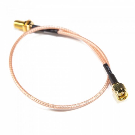 Konektor SMA - SMA zásuvka - 25 cm (pigtail)