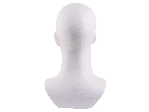 MANNEQUIN STYROFOAM HEAD PRE UNIVERZÁLNE ČIAPKY