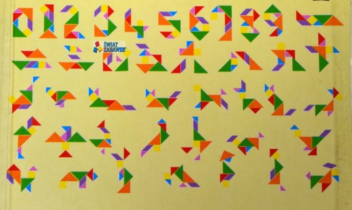 TANGRAM LOGICKÁ HRA BLOKY PUZZLE VEĽKÉ
