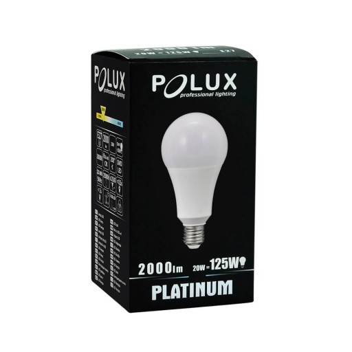 LED žiarovka E27 A80 20W 2000lm POLUX 3000K Tepl.