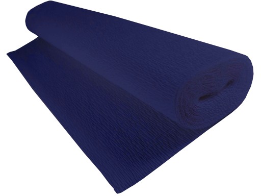 TALIANSKÝ CREEPE hodvábny papier, námornícka modrá, námornícka modrá, 180g, 555