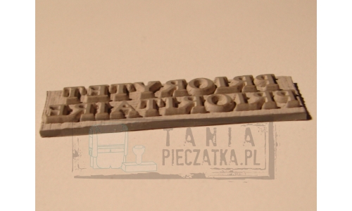 Guma na pečiatky 59x23mm pasuje na Colop C40, Wa