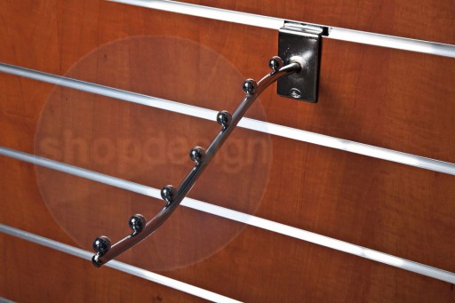 KĽÚČKA WAVE RAMENO PRIESTOR SHOP LIŠTA STENA 40CM CHROM
