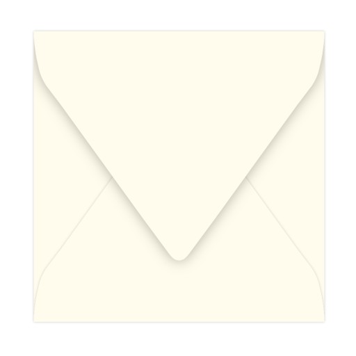 K4 Lessebo Ivory DELTA obálka, špicatá, 5ks OBÁLKA