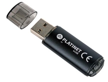Hliníkový USB kľúč 64GB Platinet X-DEPO + cena