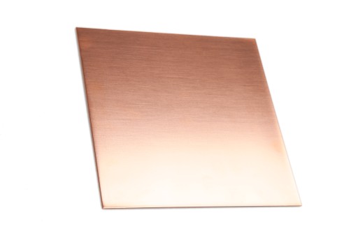 Medený plech medený Cu plech 0,3mm - 10x20cm | formát 200x100x0,3mm
