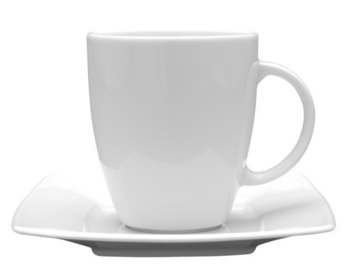 Porcelánový hrnček Lubiana Victoria biely, 300 ml