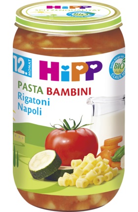 Hipp Bio Zelenina Rigatoni Napoli 12m 250g