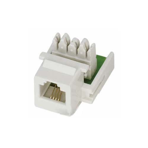 RJ11 (6P4C) kat.3 zásuvka keystone